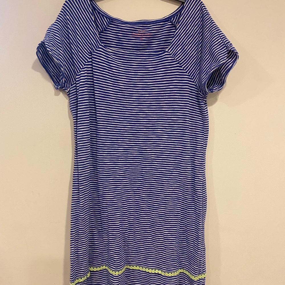 Vineyard Vines Blue and White Striped Dress